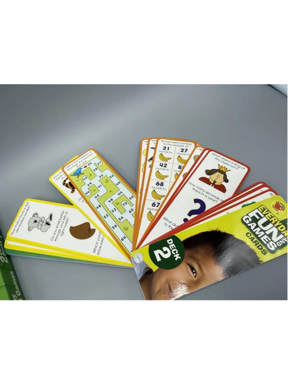 Brighter Child Everyday Fun & Games Learning Flash Cards Grades 2-3 Decks 1 & 2
